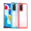Outer Space Case etui do Xiaomi Redmi Note 11 sztywny pokrowiec z żelową ramką czerwony