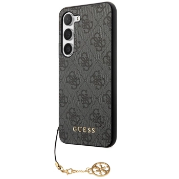 Etui Guess 4G Charms Collection na Samsung Galaxy S23 - szare