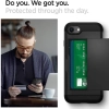 Etui Spigen Slim Armor CS na iPhone 7 / 8 / SE 2020 / SE 2022 - czarne