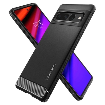 Etui Spigen Rugged Armor na Google Pixel 7 Pro - czarny mat