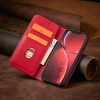 Magnet Fancy Case etui do iPhone 13 Pro Max pokrowiec portfel na karty kartę podstawka czerwony