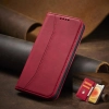 Magnet Fancy Case etui do iPhone 12 Pro pokrowiec portfel na karty kartę podstawka czerwony