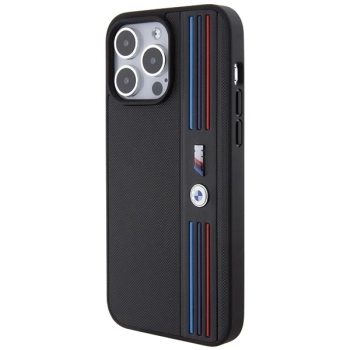 Etui BMW Tricolor M Collection na iPhone 15 Pro Max - czarne