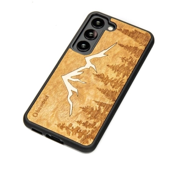 Etui drewniane na Samsung Galaxy S23 Bewood Góry Imbuia