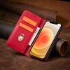 Magnet Fancy Case etui do iPhone 12 Pro pokrowiec portfel na karty kartę podstawka czerwony