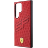 Etui Ferrari Big SF Perforated na Samsung Galaxy S24 Ultra - czerwone