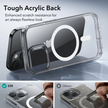 Etui ESR Classic Hybrid Halolock MagSafe na iPhone 15 Plus - przezroczyste