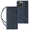 Magnet Strap Case etui Samsung Galaxy S23+ pokrowiec z klapką portfel mini smycz podstawka niebieskie