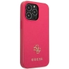 Etui Guess Saffiano 4G Small Metal Logo na iPhone 13 Pro Max - różowe