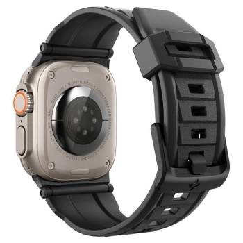 Pasek Spigen Rugged Band na Apple Watch 4/5/6/7/8/9/SE/Ultra 1/2 (42/44/45/49mm) - czarny mat