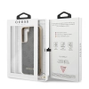 Etui Guess 4G Charms Collection na Samsung Galaxy S21+ - szare