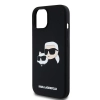 Etui Karl Lagerfeld Silicone Karl&Choupette MagSafe na iPhone 15 / 14 / 13 - czarne