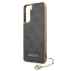 Etui Guess 4G Charms Collection na Samsung Galaxy S21+ - szare