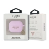 Etui Guess Charm 4G Collection na AirPods 3 - fioletowe