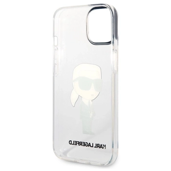 Etui Karl Lagerfeld Ikonik Karl na iPhone 14 Plus - przezroczyste