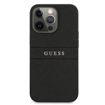 Etui Guess Saffiano Strap na iPhone 13 Pro / iPhone 13 - czarne