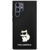 Etui Karl Lagerfeld Silicone Choupette na Samsung Galaxy S24 Ultra - czarne