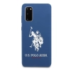 Etui U.S. Polo Assn. Silicone Collection na Samsung Galaxy S20 - granatowe