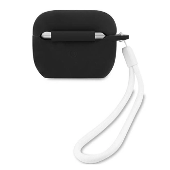 Etui Guess Silicone Vintage na AirPods Pro - czarno-białe