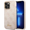 Etui Guess 4G Vintage Gold Logo na iPhone 14 Pro - różowe