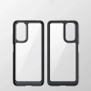 Outer Space Case etui do Xiaomi Redmi Note 11 sztywny pokrowiec z żelową ramką czerwony