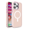 Magnetyczne etui z MagSafe Color Matte Case do iPhone 15 Pro - różowe