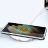 Clear 3in1 etui do Samsung Galaxy S23 Ultra silikonowy pokrowiec z ramką niebieskie