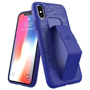 Etui Adidas SP Grip Case na iPhone X / Xs - niebieskie