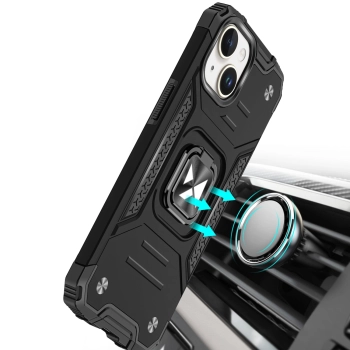 Pancerne etui z ringiem Wozinsky Ring Armor do iPhone 15 - czerwone