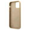 Etui Guess Iridescent Love Script Gold Logo na iPhone 12 Pro Max - złote