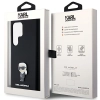 Etui Karl Lagerfeld Silicone Ikonik Metal Pin na Samsung Galaxy S24 Ultra - czarne