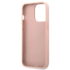 Etui Guess Saffiano Stripe na iPhone 13 Pro Max - różowe