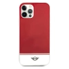 Etui Mini Morris Stripe Collection na iPhone 12 Pro Max - czerwone