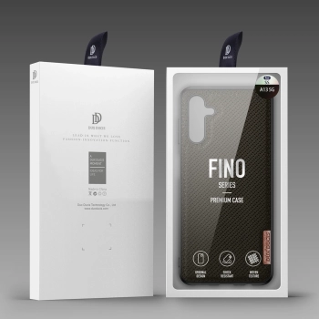 Dux Ducis Fino etui pokrowiec pokryty nylonowym materiałem Samsung Galaxy A13 5G zielony