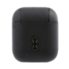 Etui BMW Genuine Leather Silver Logo na AirPods 1/2 - granatowe