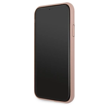 Etui Guess 4G Big Metal Logo na iPhone 11 Pro - różowe