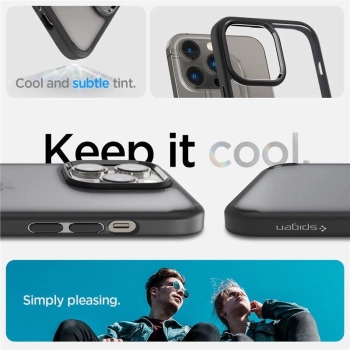 Etui Spigen Ultra Hybrid na iPhone 14 Pro Max - matowo-czarne