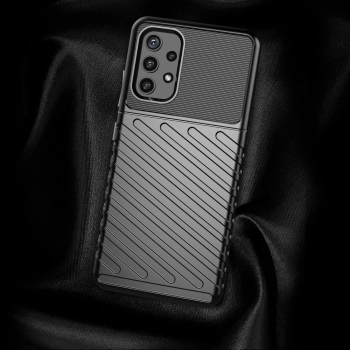 Thunder Case elastyczne pancerne etui pokrowiec Samsung Galaxy A52s 5G / A52 5G / A52 4G czarny