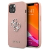 Etui Guess Saffiano 4G Metal Logo na iPhone 13 mini - różowe