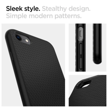 Etui Spigen Liquid Air na iPhone 7 / 8 / SE 2020 / SE 2022 - czarne