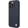 Etui BMW Silicone Metal Logo na iPhone 14 Pro Max - granatowe