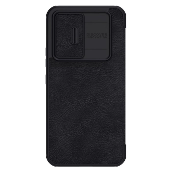 Nillkin Qin Leather Pro Case etui do Samsung Galaxy A54 5G pokrowiec z klapką osłona na aparat czarne
