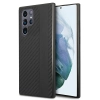 Etui AMG Carbon Stripe&Embossed na Samsung Galaxy S22 Ultra - czarne