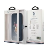 Etui U.S. Polo Assn. Embroidery Collection na iPhone 12 Pro Max - granatowe