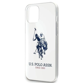 Etui U.S. Polo Assn. Shiny Big Logo na iPhone 12 Pro Max - białe