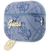 Etui Guess 4G Charm Collection na AirPods Pro 2 - niebieskie