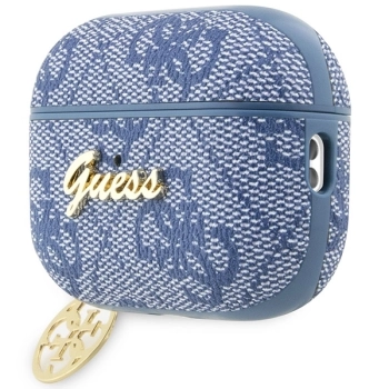 Etui Guess 4G Charm Collection na AirPods Pro 2 - niebieskie
