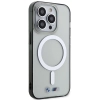 Etui BMW Silver Ring MagSafe na iPhone 15 Pro - przezroczyste