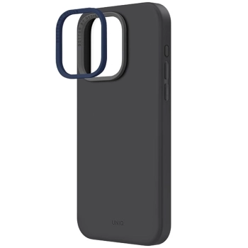 Etui UNIQ Lino Hue Magclick Charging do iPhone 15 Pro Max - szare
