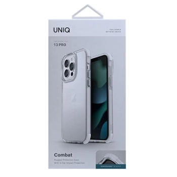 Etui Uniq Combat na iPhone 13 Pro / iPhone 13 - białe